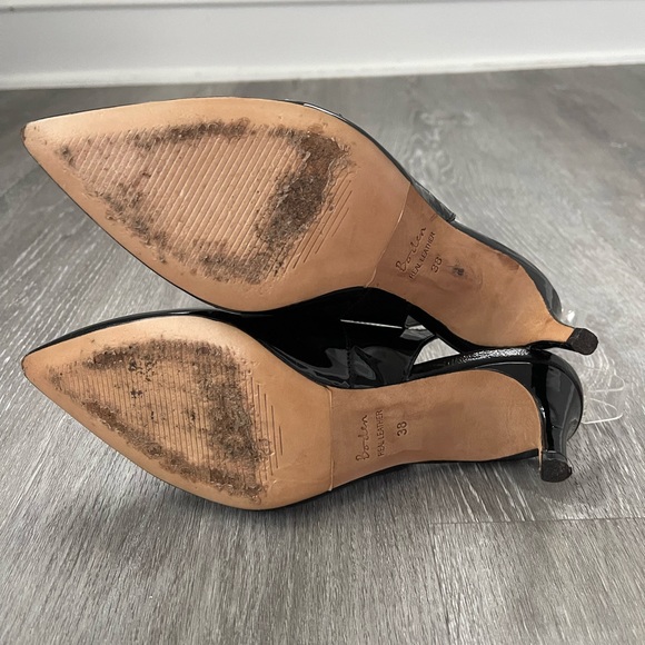 Boden Patent Leather Slingback Heels Size 38 (US 7) - Picture 5 of 5